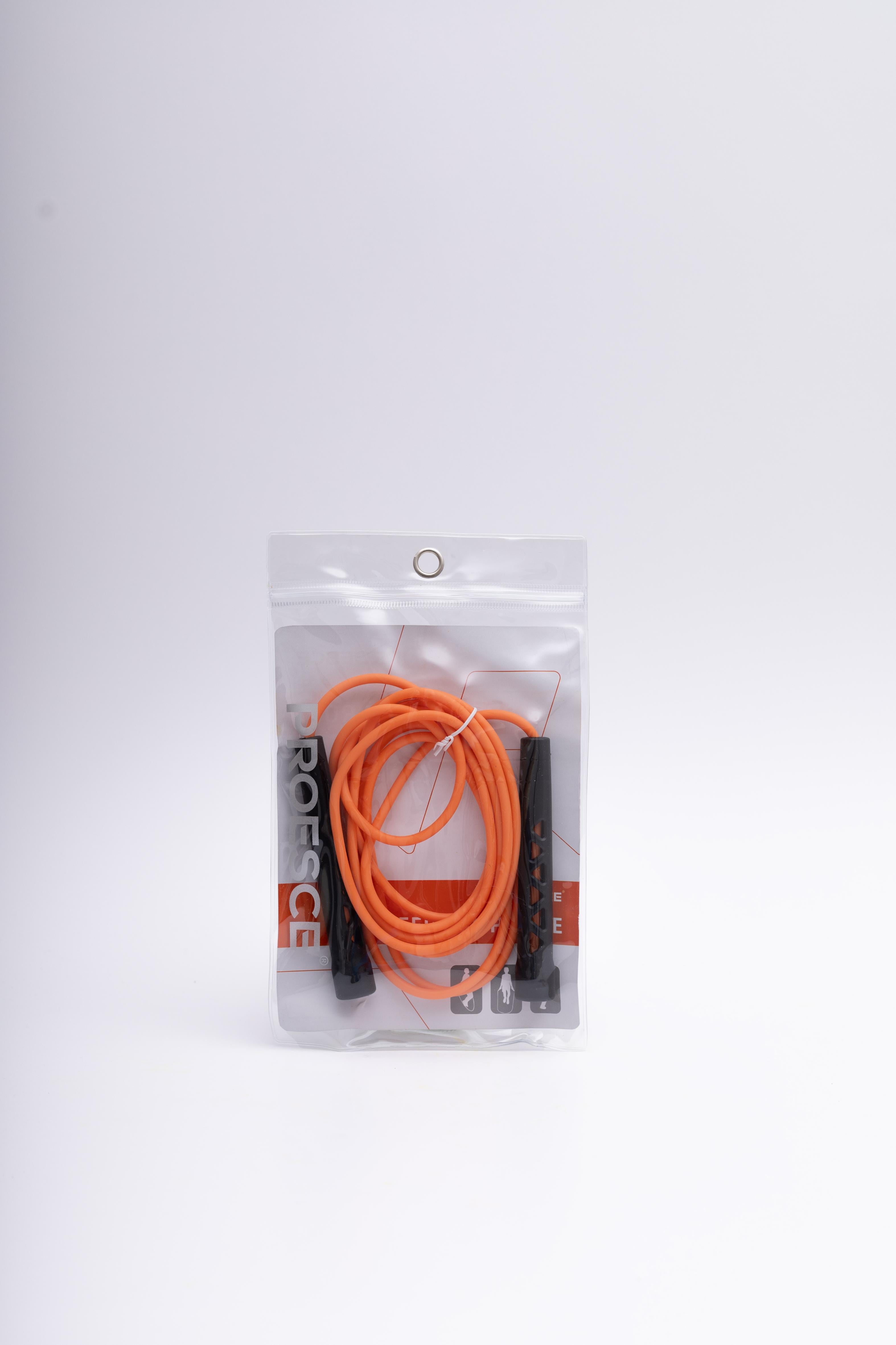 CUERDA PARA SALTAR COLOR NARANJA DE PVC - 0.5*300cm