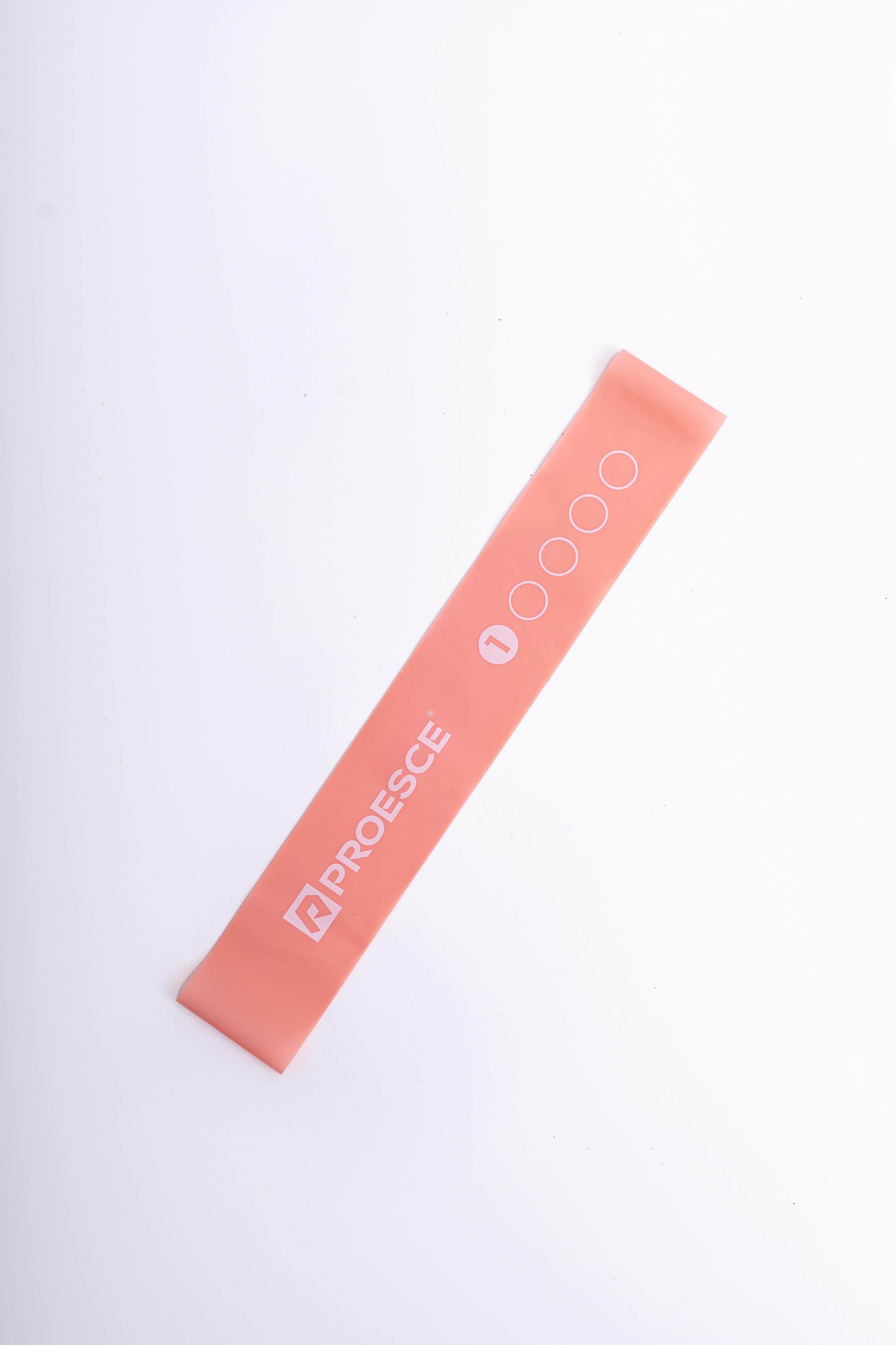 LIGA DE RESISTENCIA DE LATEX RESISTENCIA 1 COLOR ROSA - 500*50.8*0.35MM