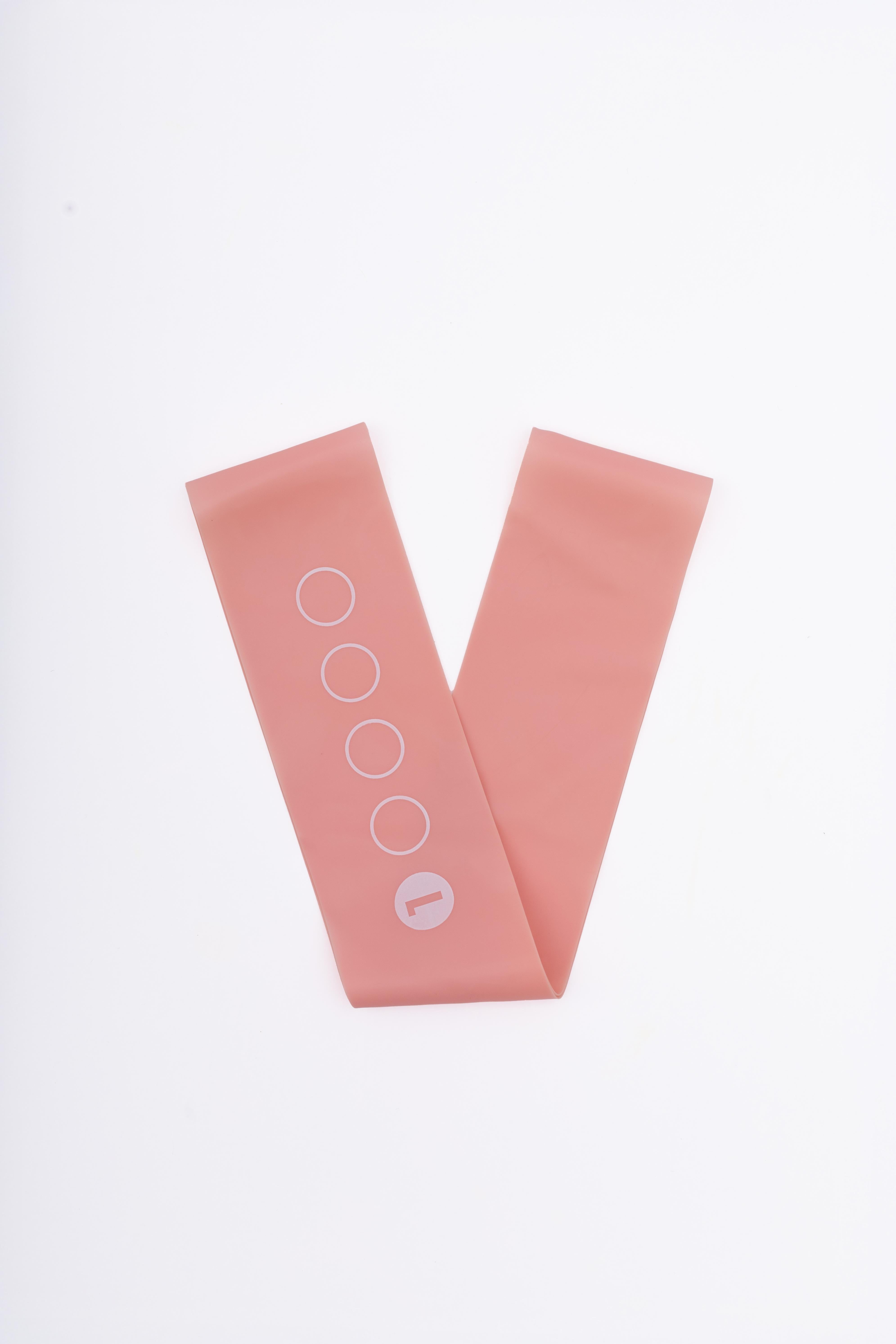 LIGA DE RESISTENCIA DE LATEX RESISTENCIA 1 COLOR ROSA - 500*50.8*0.35MM