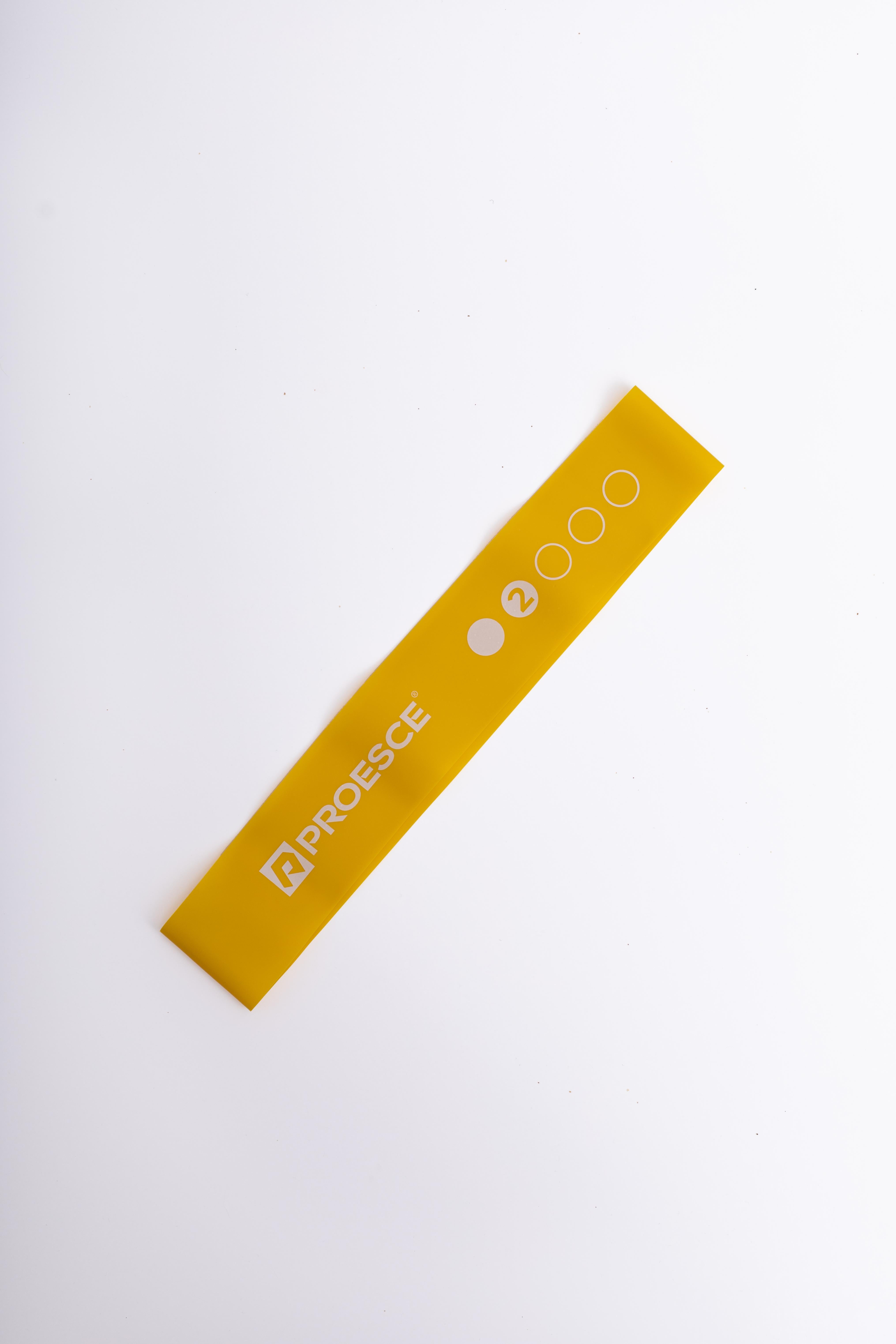 LIGA DE RESISTENCIA DE LATEX RESISTENCIA 2 COLOR AMARILLO - 500*50.8*0.5MM