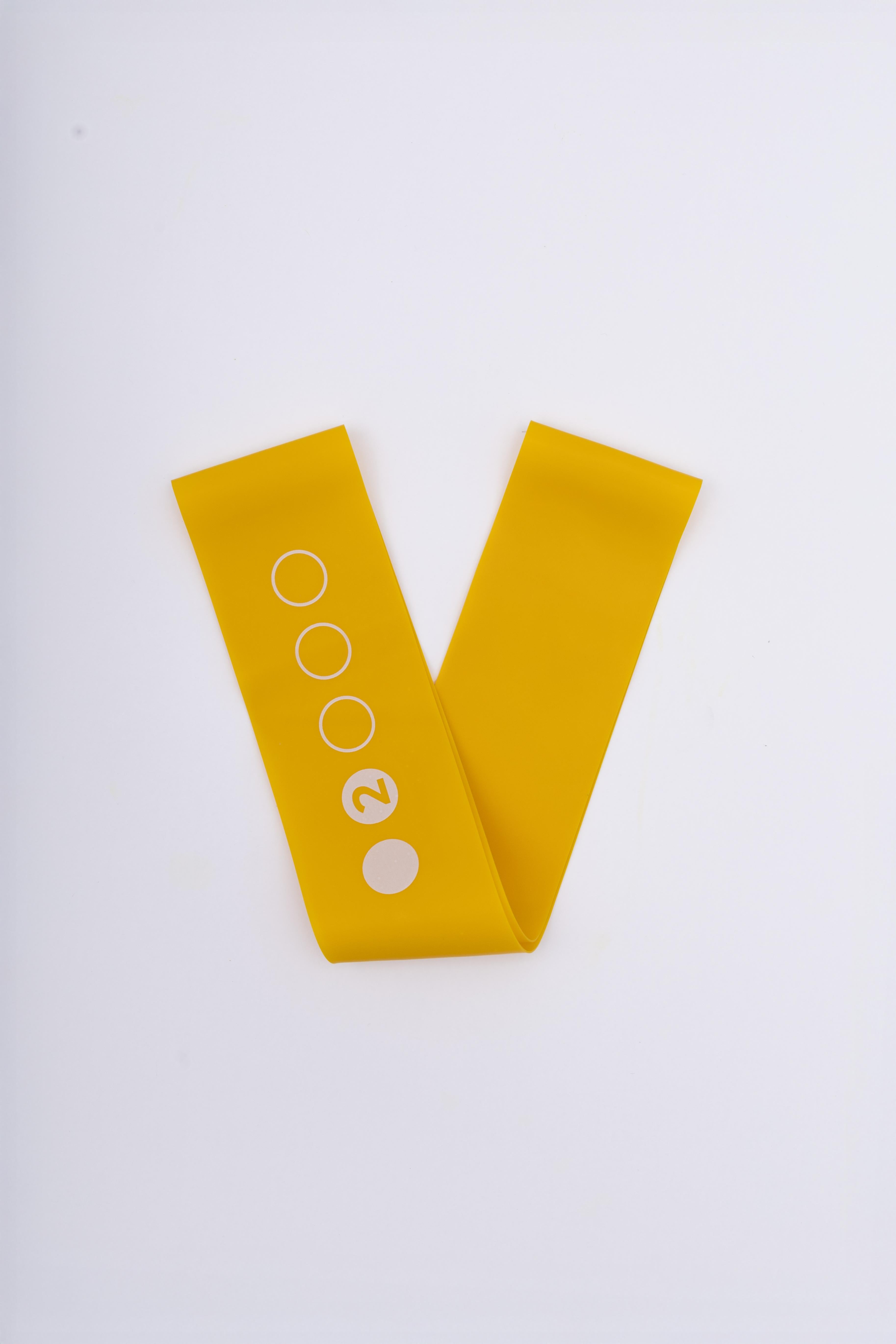 LIGA DE RESISTENCIA DE LATEX RESISTENCIA 2 COLOR AMARILLO - 500*50.8*0.5MM