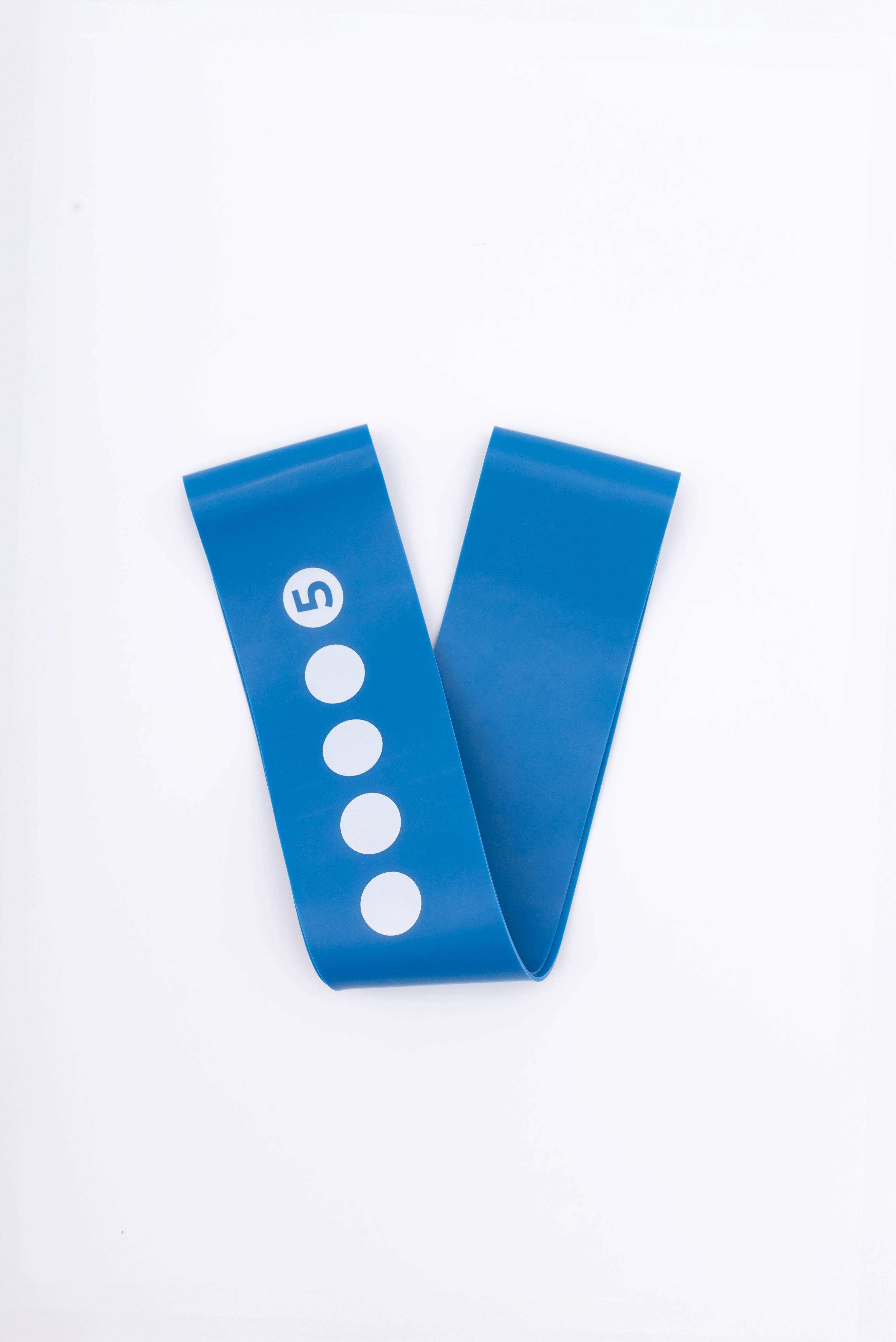 LIGA DE RESISTENCIA DE LATEX RESISTENCIA 5 COLOR AZUL -  500*50.8*1.1MM